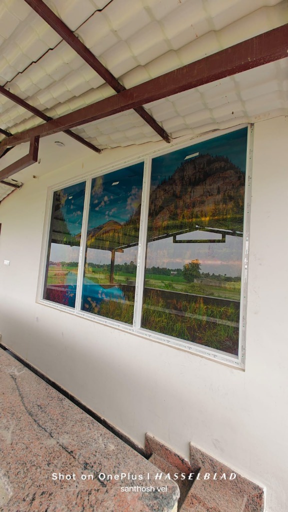 Scenic Landscape Printed Window